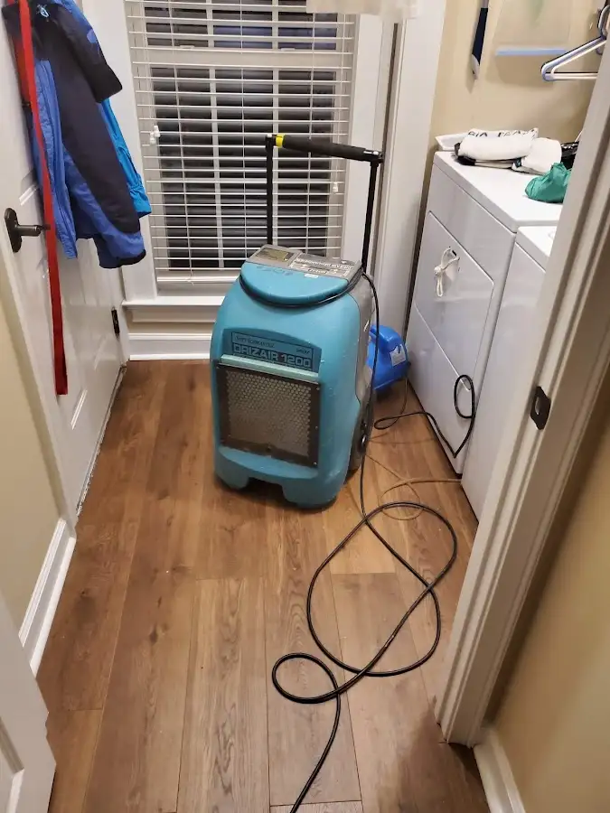 Commercial dehumidifier deployed for Flood Damage Cleanup in Alachua