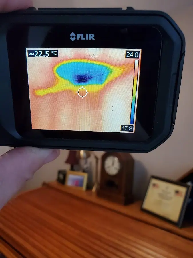 Thermal imaging inspection for water damage in Alachua