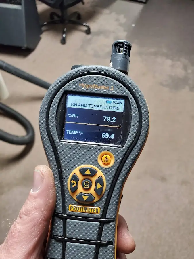 Moisture meter humidity assessment for Fire & Smoke Damage Restoration in Alachua
